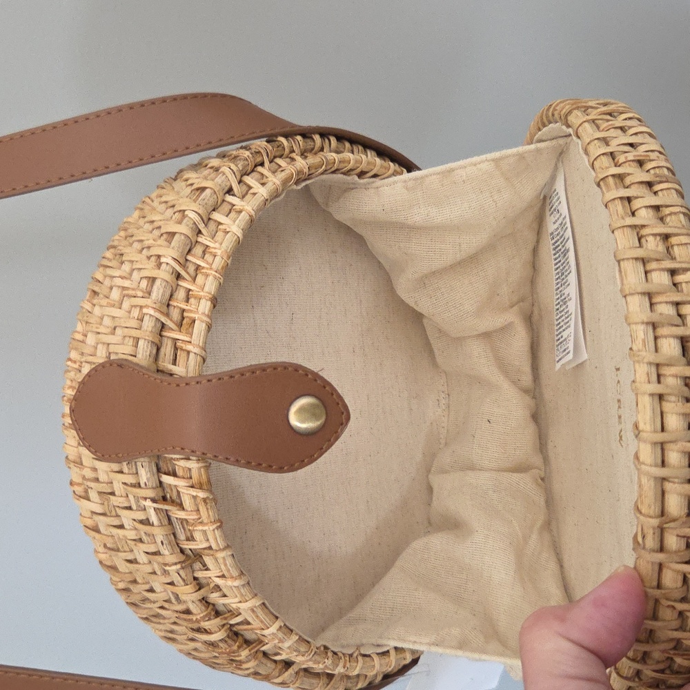 NWT JCrew Rattan circle bag Originally $98 - Picture 8 of 11